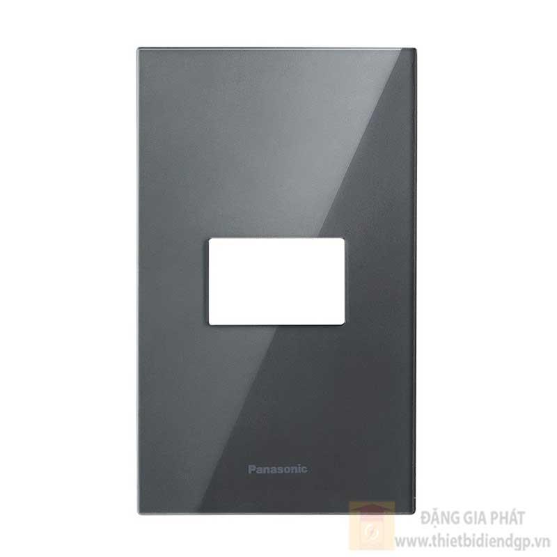 Mặt dùng cho 1 thiết bị Panasonic WEGH6801CYH-VN ( Nhựa Acrylic ) màu xám ánh kim