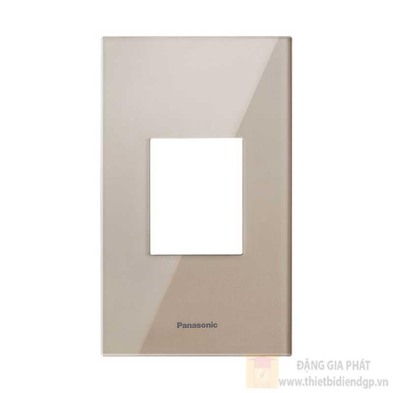 Mặt ổ cắm đôi 3 chấu Panasonic WEGH68029CYZ-VN ( Nhựa Acrylic ) màu vàng ánh kim