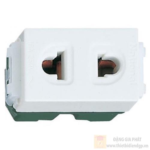 Ổ cắm đơn Panasonic WEV1091SW / WEG10919 không màn che 16A