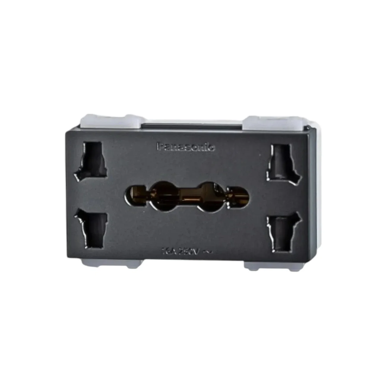 Ổ cắm đôi đa năng Panasonic WEV157207MYH bắt vít 250VAC 16A