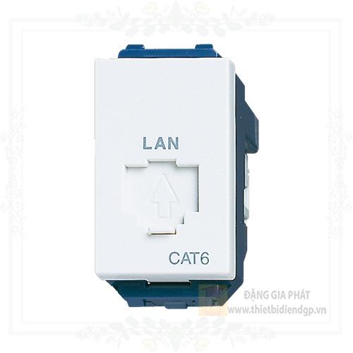 Ổ cắm mạng Panasonic WEV24886SW-CAT6 CAT6 màu trắng