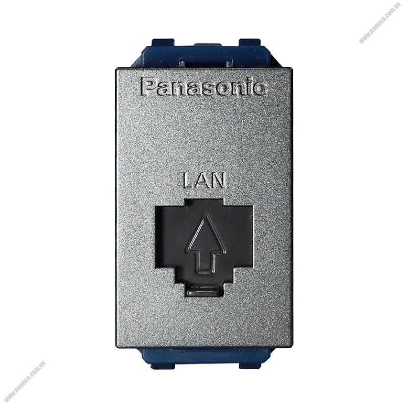 Ổ cắm mạng Panasonic WEV2488MYH-CAT5E CAT5 màu xám ánh kim