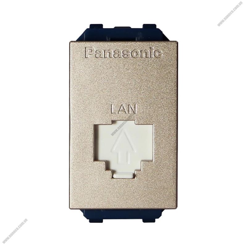 Ổ cắm mạng Panasonic WEV2488MYZ-CAT5E CAT5 màu vàng ánh kim