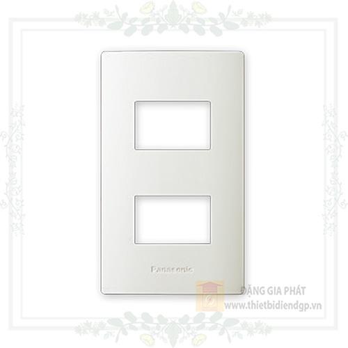 Mặt dùng cho 2 thiết bị Panasonic WEVH68020 màu trắng