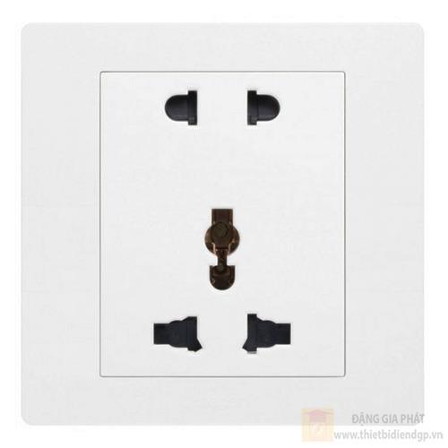 Ổ cắm đôi 3 chấu + 2 chấu 16A chuẩn Quốc Tế
