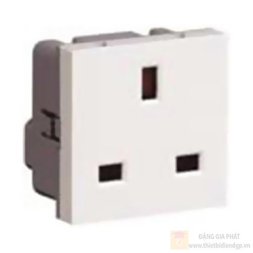 Ổ cắm đơn 3 chấu 13A chuẩn Anh