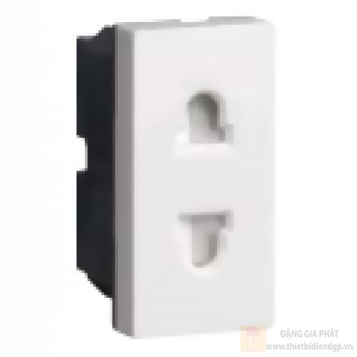 Ổ cắm đơn 2 chấu 16A chuẩn Âu Mỹ