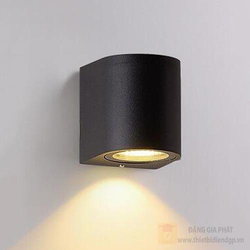 Đèn led ốp tường vinaled 7W mẫu C vỏ đen