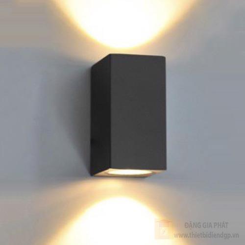 Đèn led ốp tường vinaled vuông 14W mẫu E vỏ đen