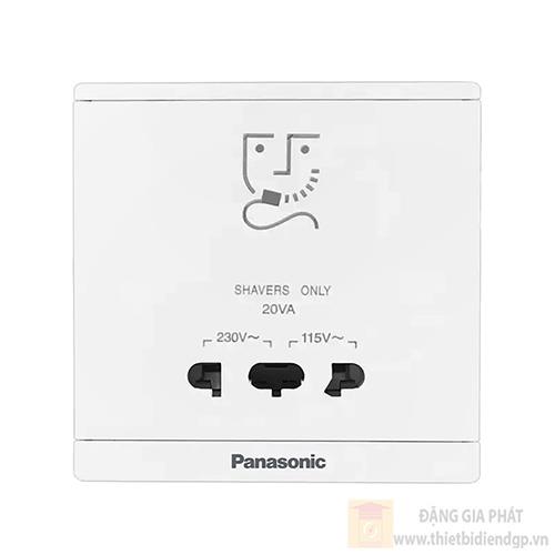 Ổ cắm máy cạo râu màu trắng