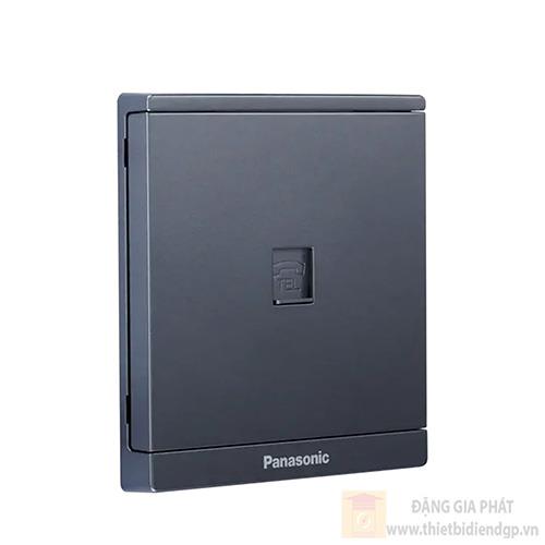 Ổ cắm điện thoại 4 cực Panasonic WMF403MYH-VN màu xám ánh kim