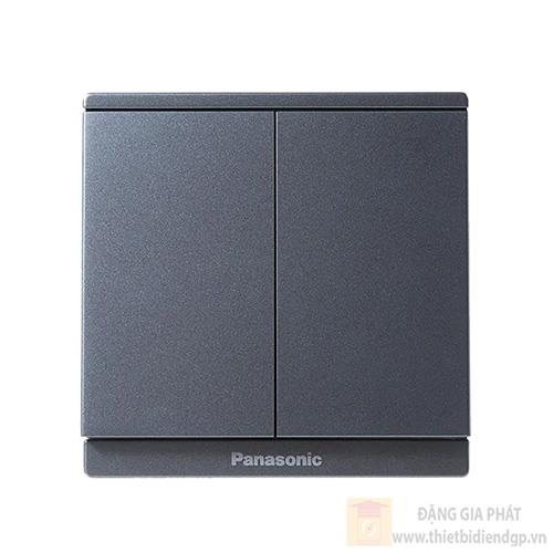 Bộ 2 công tắc C Panasonic WMF504MYH-VN 2 chiều, bắt vít 10A màu xám ánh kim