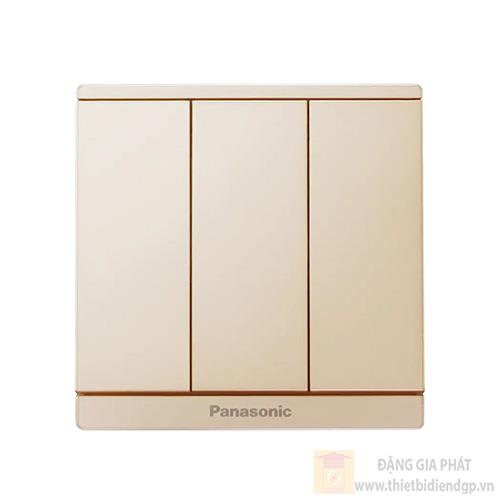 Bộ 3 công tắc C Panasonic WMF506MYZ-VN 2 chiều, bắt vít 10A màu vàng ánh kim