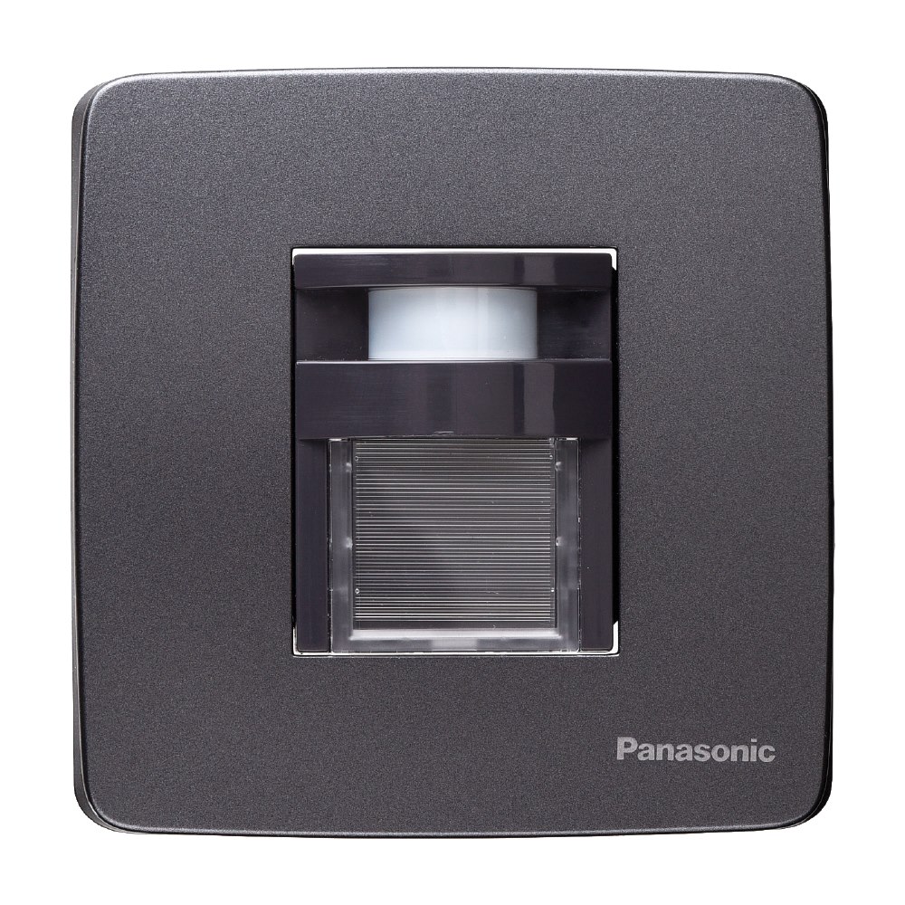 Đèn gắn tường soi lối đi có cảm biến hồng ngoại và ánh sáng màu xám ánh kim