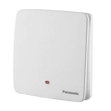 Bộ 1 công tắc D Panasonic WMTV503307 bắt vít, có đèn báo màu trắng 20A