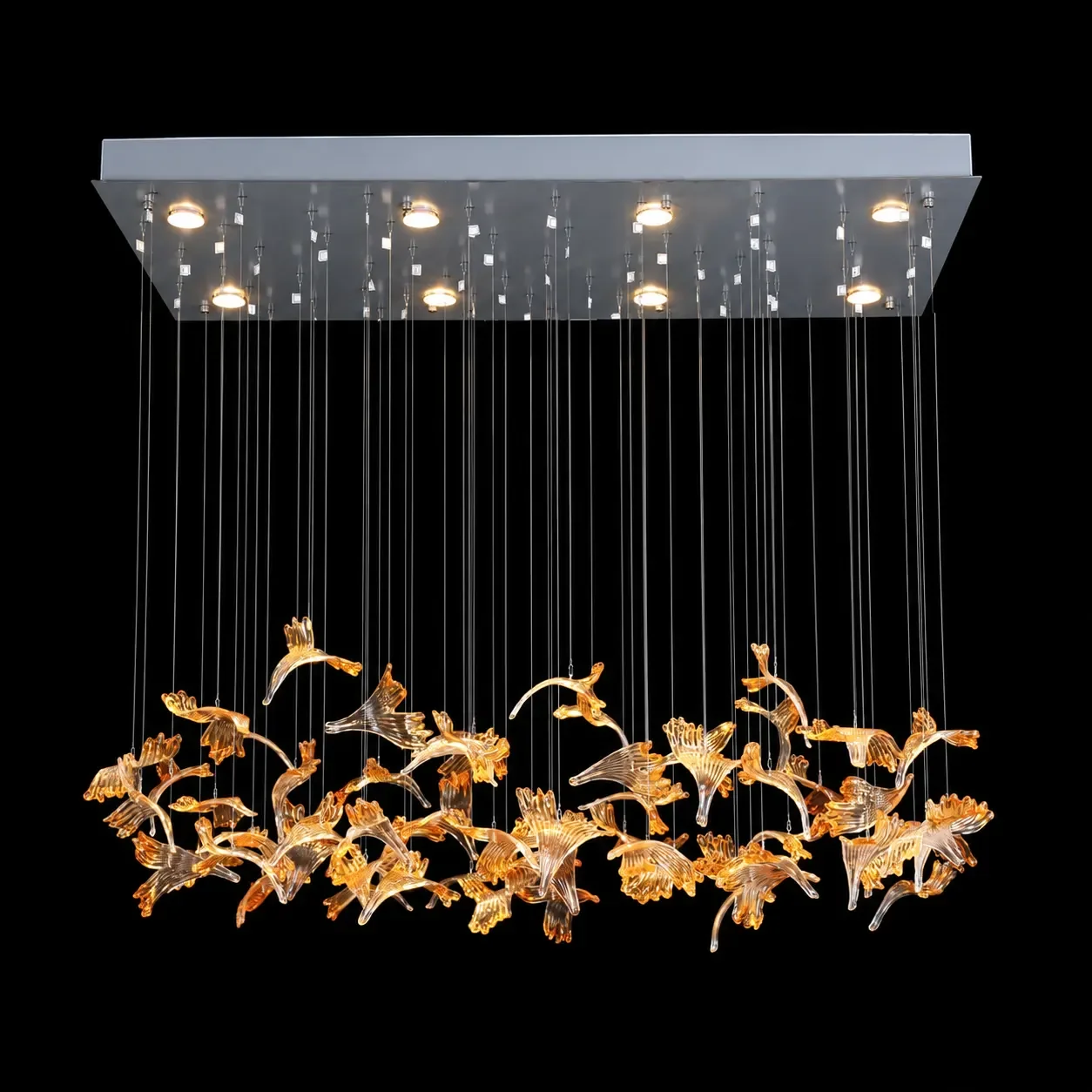 Đèn thả trang trí Slister WX-24 1200*600*H1000 45W