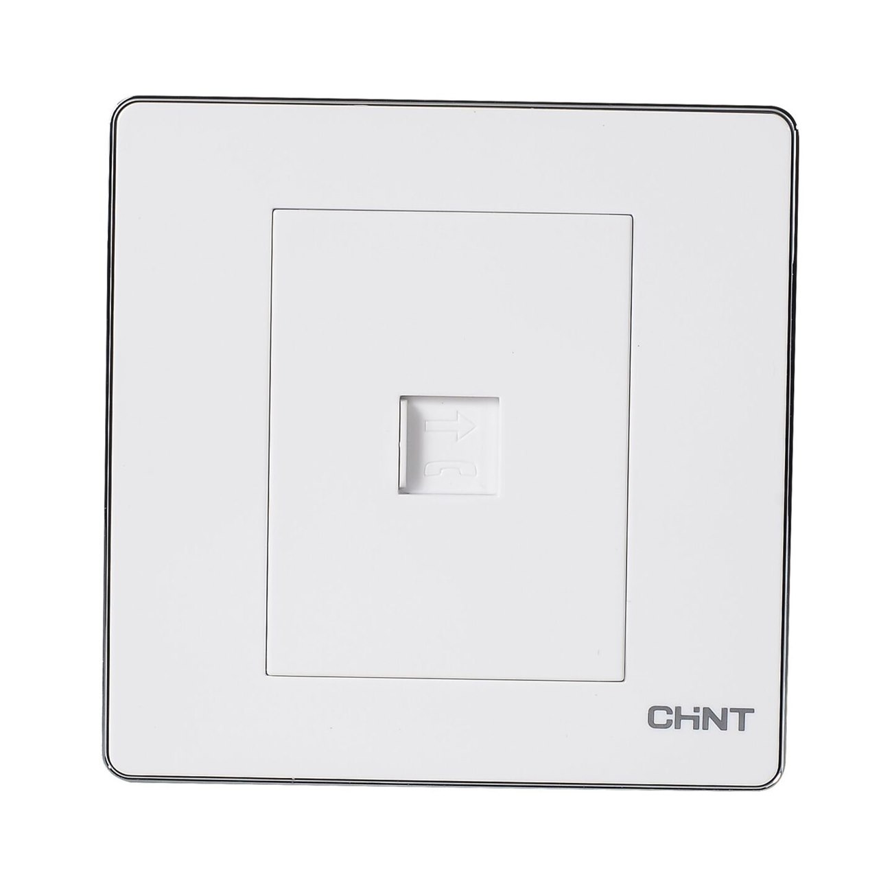 Bộ Ổ cắm điện thoại 4 lõi CHINT NEW6-D20300 White