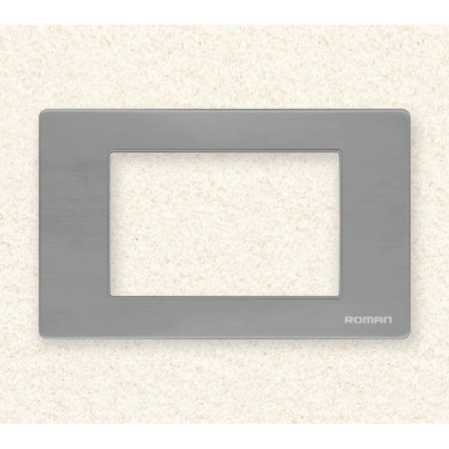 Mặt che 3 lỗ Roman GA03N-GS màu Grey Sần