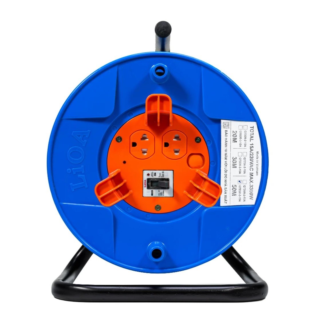 Ổ cắm kéo dài quay tay kiểu RULO LiOA, loại quay lớn 50m