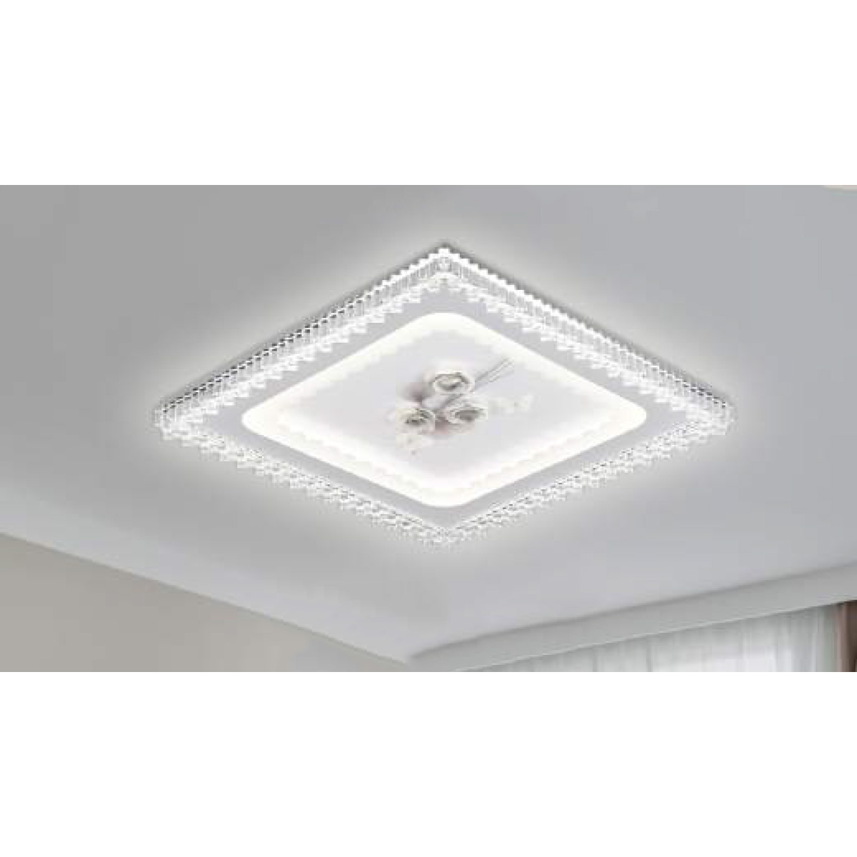Đèn mâm ốp trần trang trí Verona Ø500*H100 - ánh sáng 3 màu