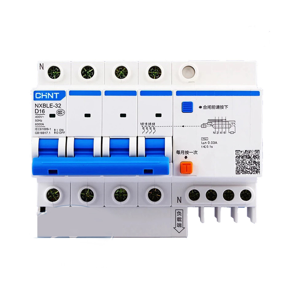 RCBO CHINT NXBLE-32 4P 75mA 6kA