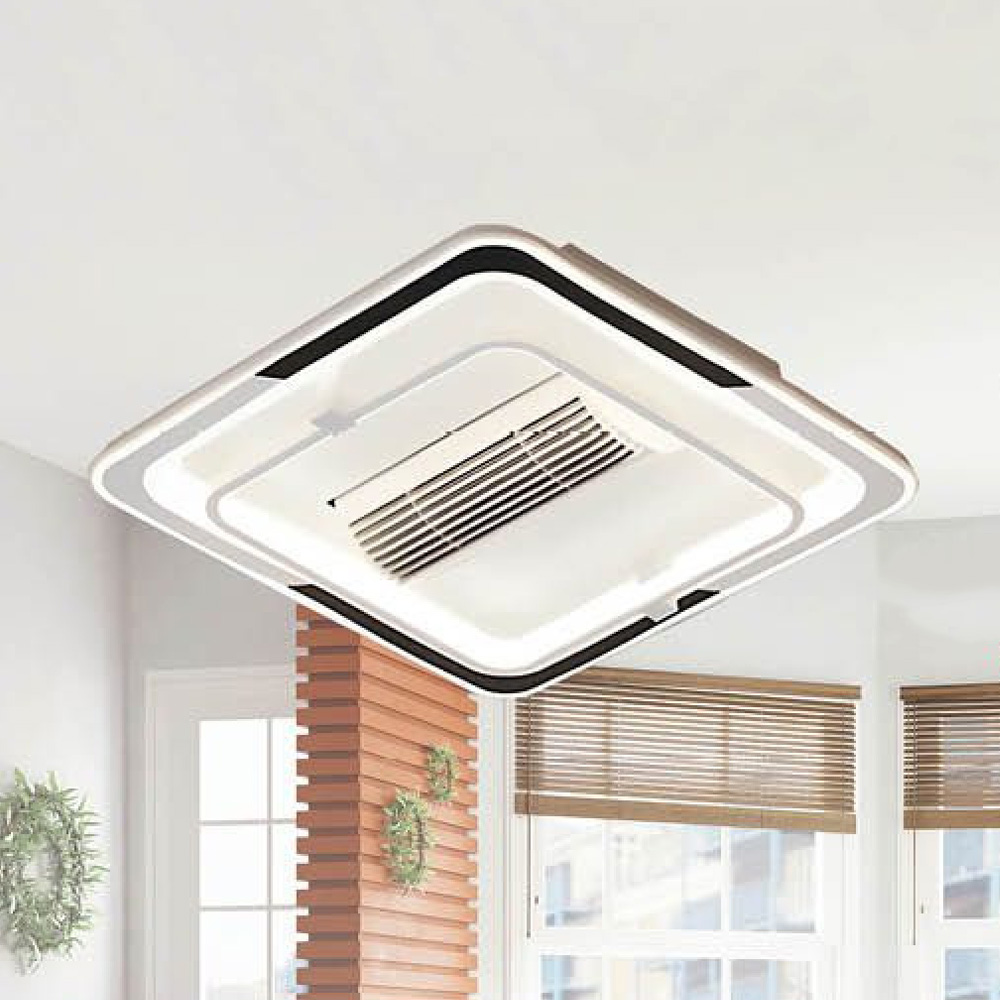 Đèn ốp trần W500 LED 3 CĐ + CĐ Quạt