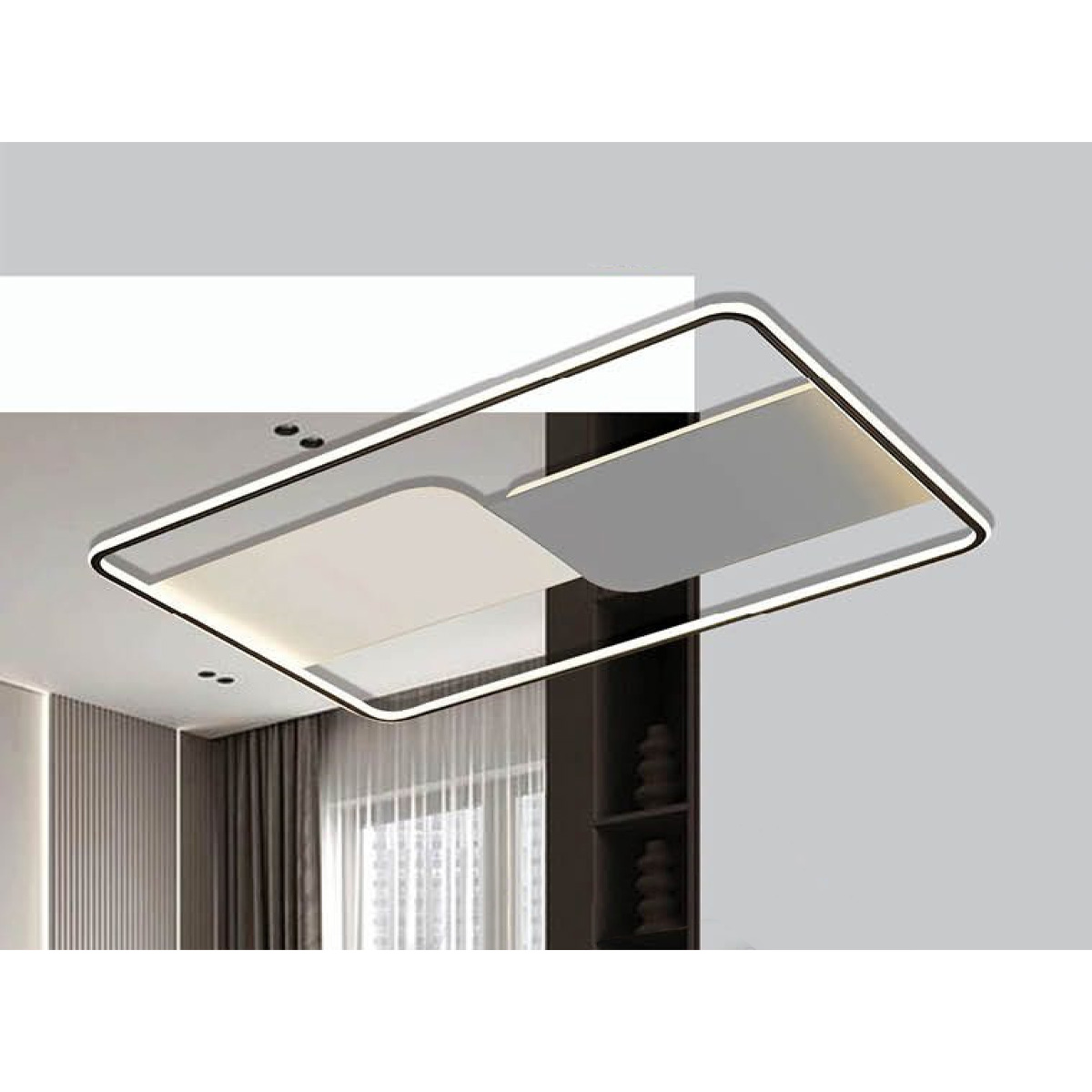 Đèn ốp trần L1100*W700 LED 3 CĐ
