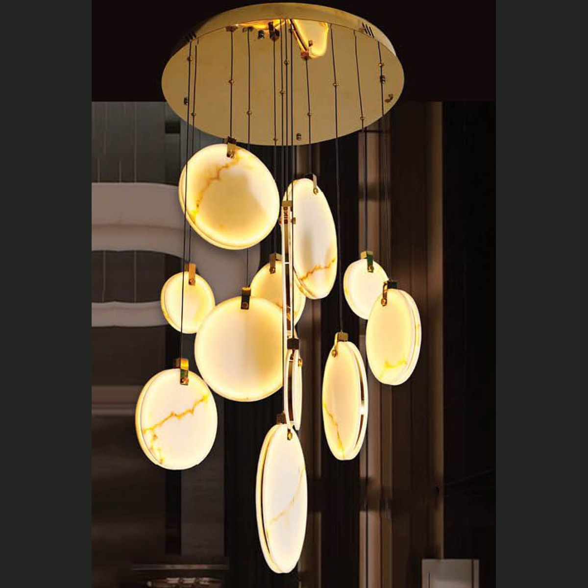 Đèn thả Ø600 LED 3000K