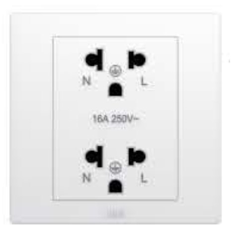 Bộ ổ cắm đôi 3 chấu 16A - ABB