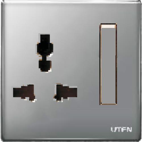 Bộ ổ cắm 3 chầu 13A + 1 có công tắc 2 chiều