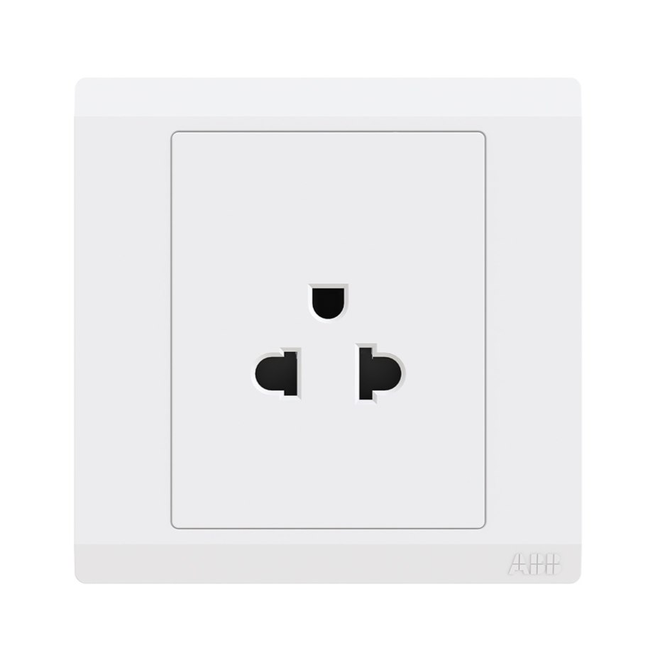 Bộ ổ cắm đơn ABB Inora BL224 3 chấu 16A