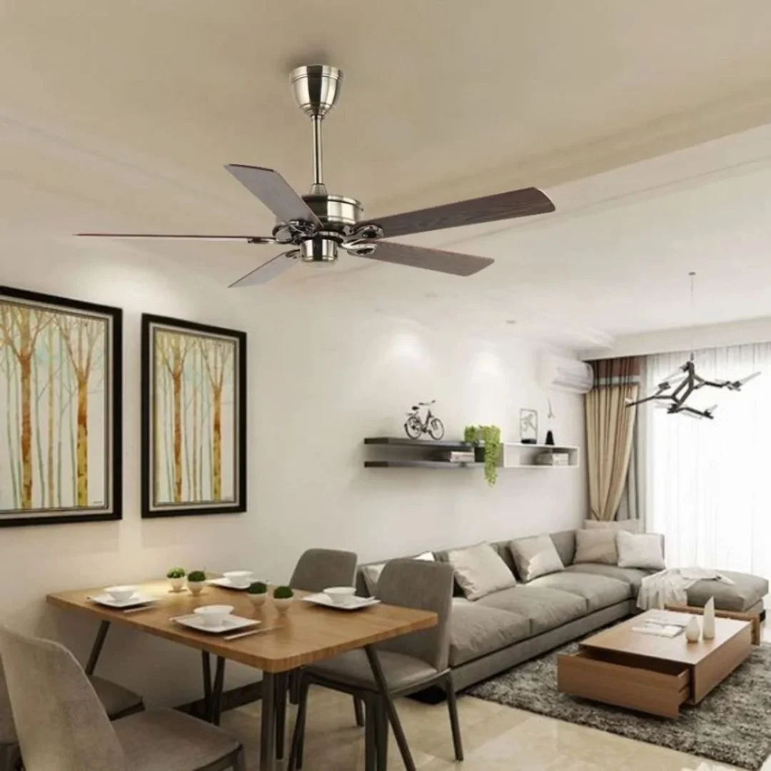 Quạt trần 5 cánh gỗ 355 Decor QT34B Ø106,8cm