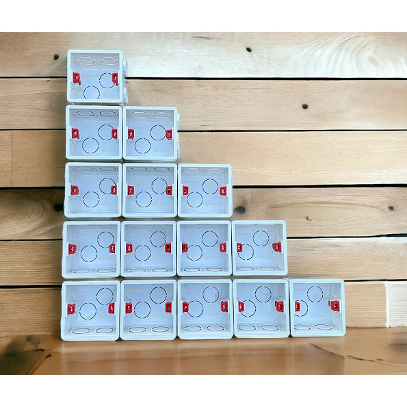 Đế âm vuông, nhựa chống cháy Grimma GSBOX