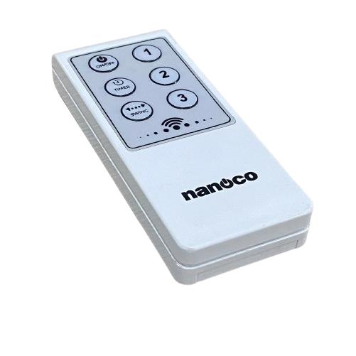 Quạt đảo trần, bạc đạn Nanoco NOF1651RC-BE Ø40cm 47W Remote