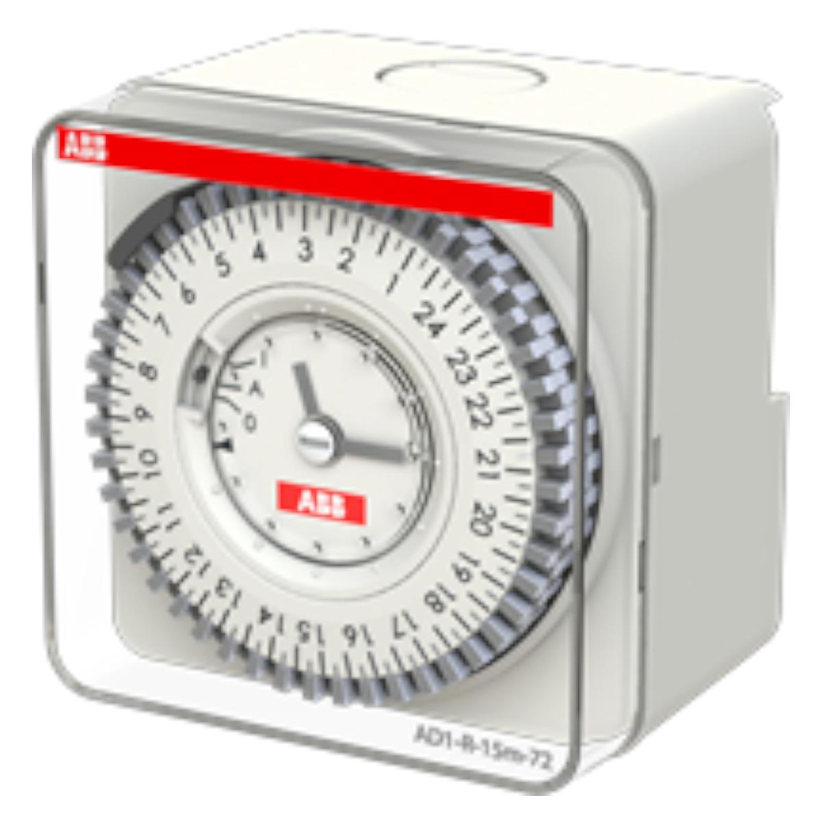 Công tắc hẹn giờ 24 giờ ABB AD1-R-15m-72 1 kênh CO, pin dự trữ 100 giờ