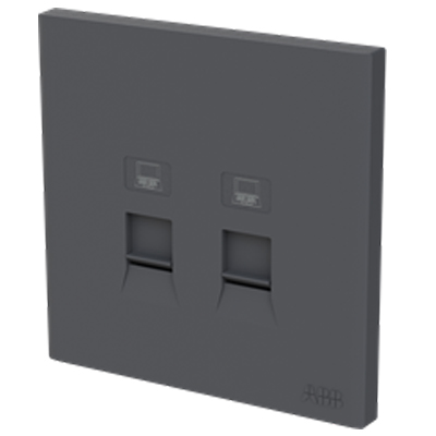 Bộ ổ cắm mạng đôi ABB Framia BC329 RJ45 CAT.6