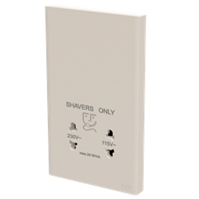 Bộ ổ cắm dao cạo râu ABB Framia BC401