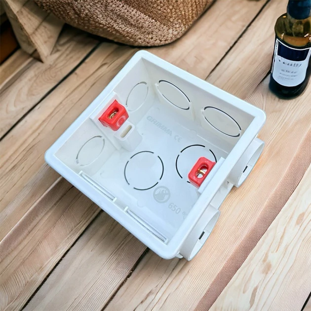 Đế âm vuông, nhựa chống cháy Grimma GSBOX