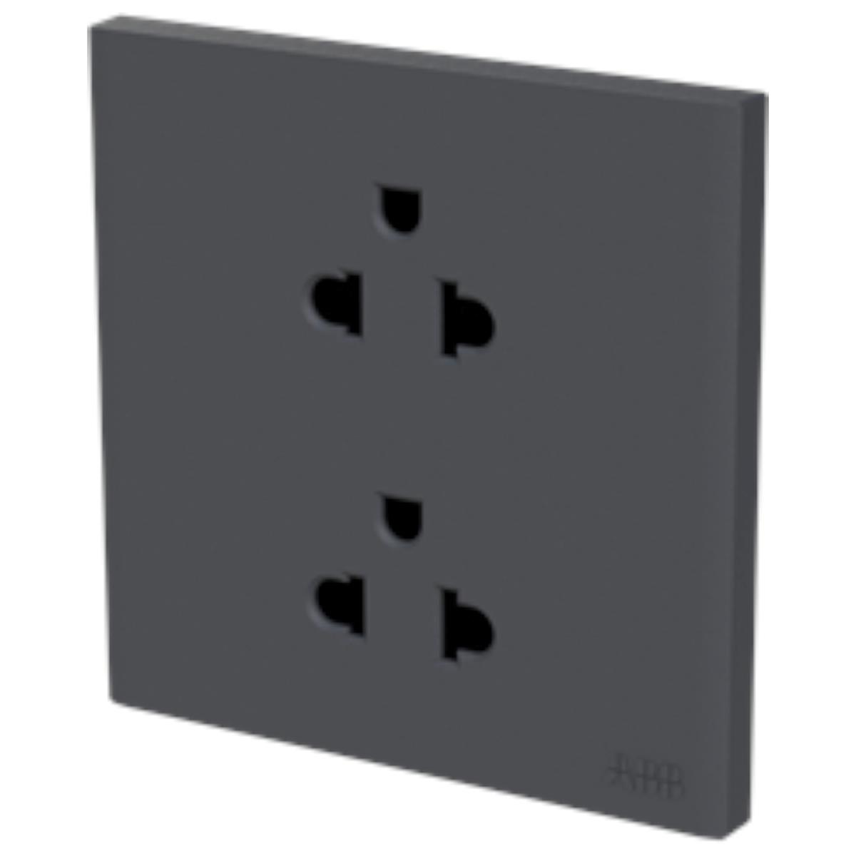 Bộ ổ cắm đôi 3 chấu ABB Framia BC245 16A