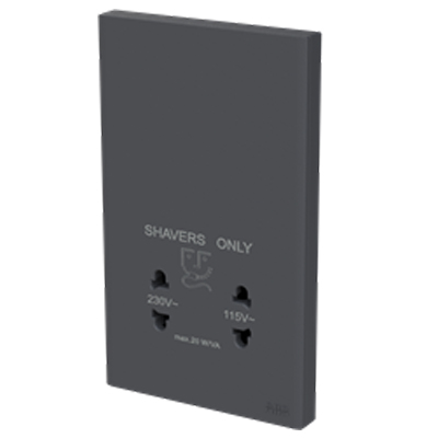 Bộ ổ cắm dao cạo râu ABB Framia BC401