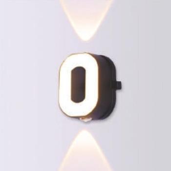 Đèn vách Led trang trí Hufa chữ cái Alpha (Chữ M--> Chữ R)