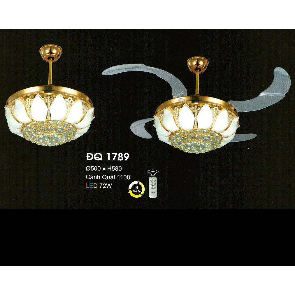 Đèn quạt giấu cánh Hufa ĐQ 1789 Ø500*H580