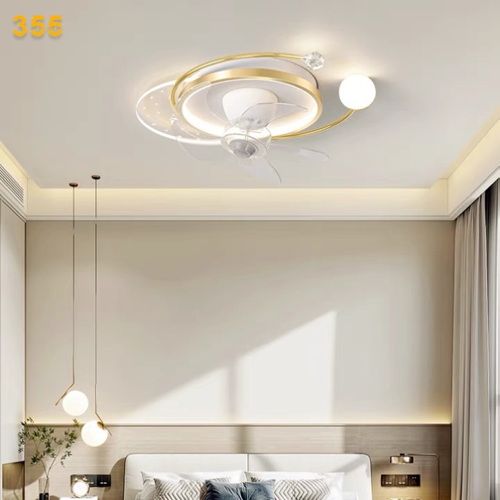 Đèn quạt ốp trần 355 DECOR OTQ83104 L600*W500