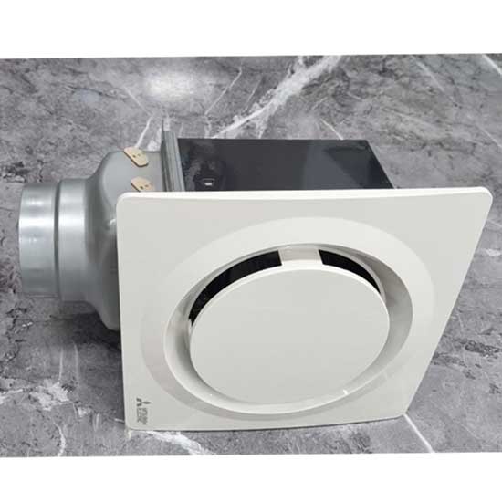 Quạt hút âm trần Mitsubishi VD-15ZP4T6-N nối ống gió 19W