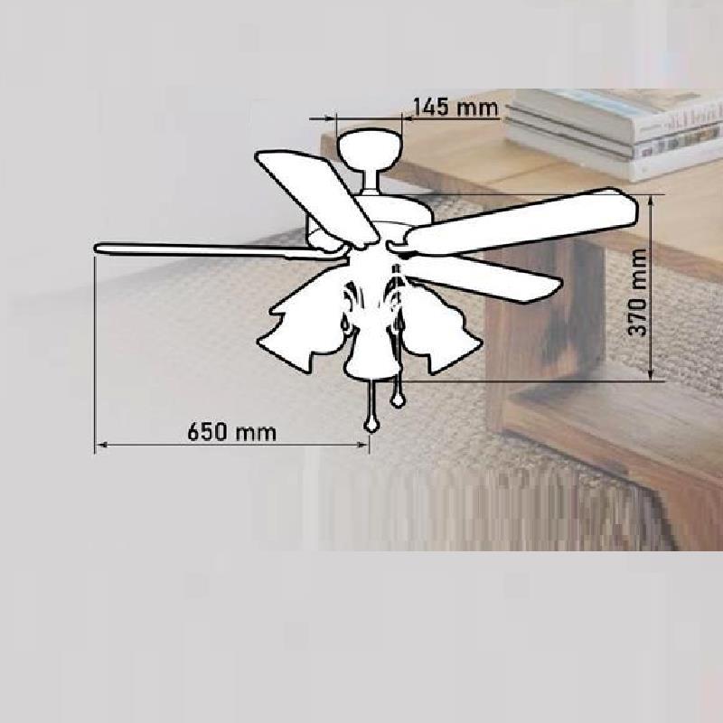 Quạt đèn E27*5 - Ø1100