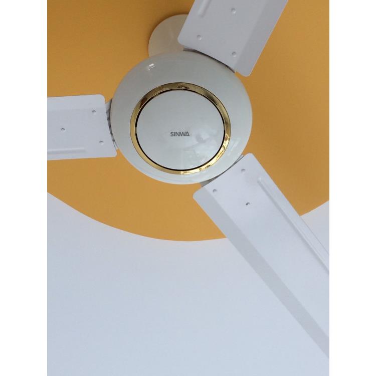 Quạt trần Sinwa 3 cánh sắt S60 màu trắng