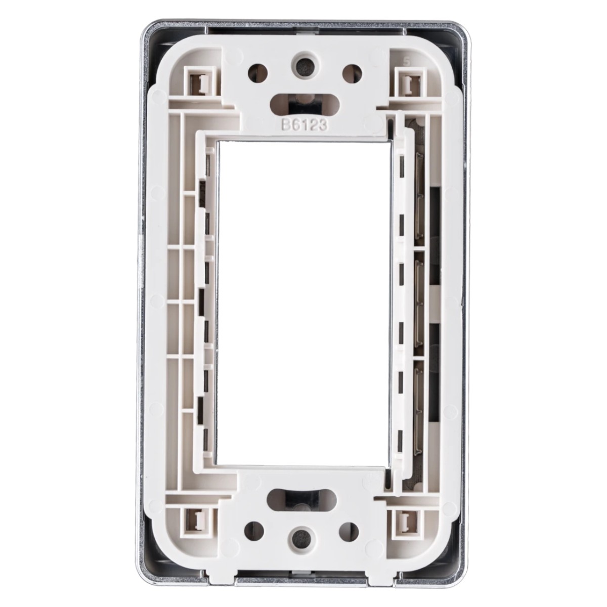 Mặt dùng cho 3 thiết bị MPE viền bạc