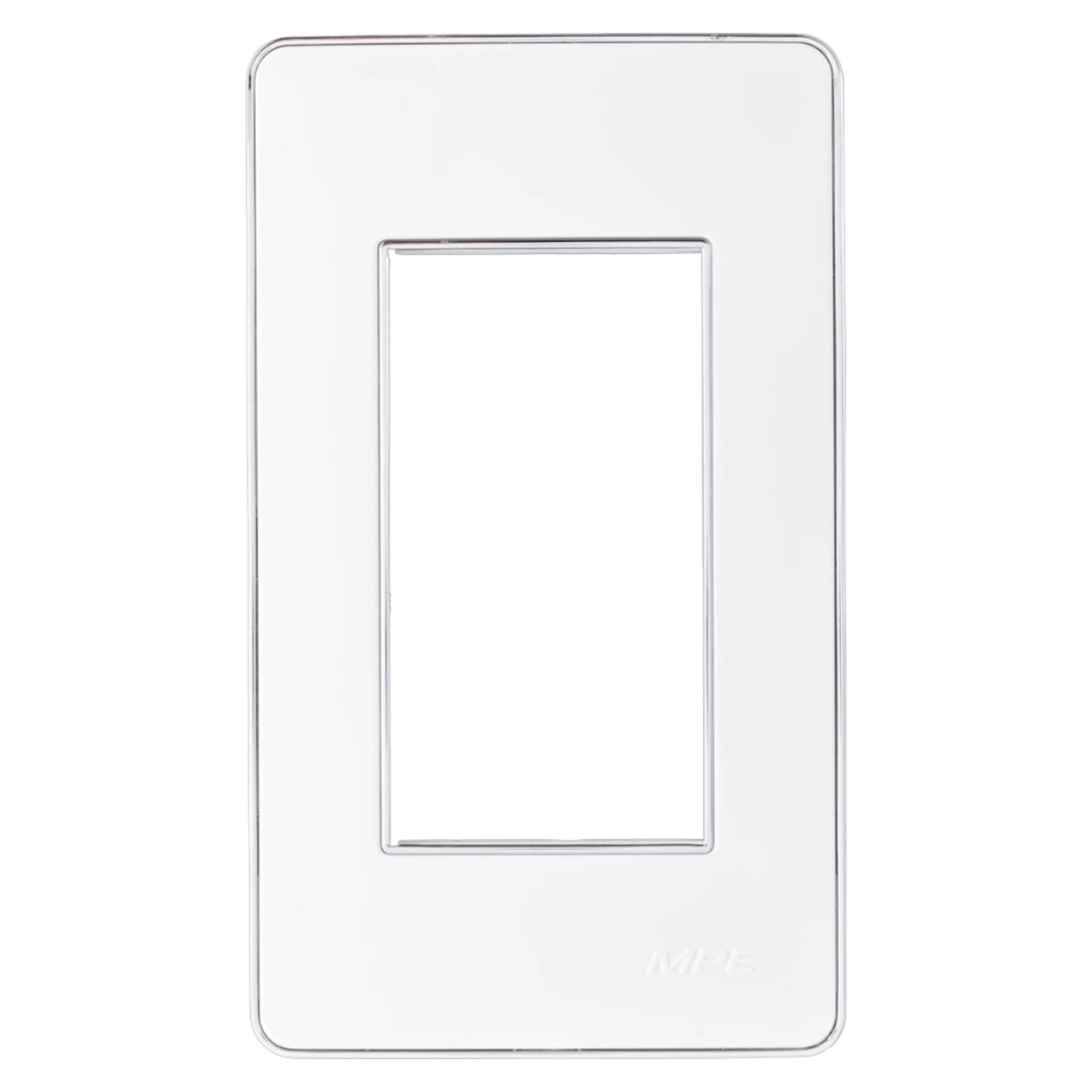 Mặt dùng cho 3 thiết bị MPE viền bạc