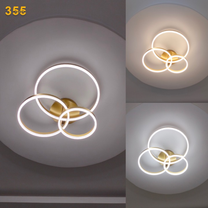 Đèn ốp trần mica OT1099T3 Vàng