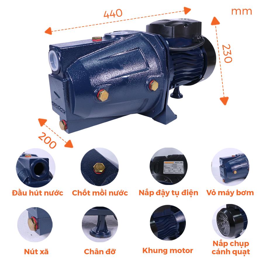 Máy bơm đầu JET 750W Nanoco NJET750